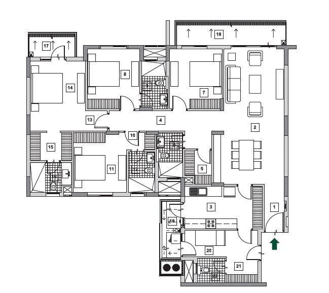 Vatika Seven Elements - Floor Plan