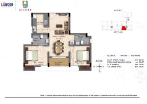 Lancor TCP Altura Block C - Floor plan
