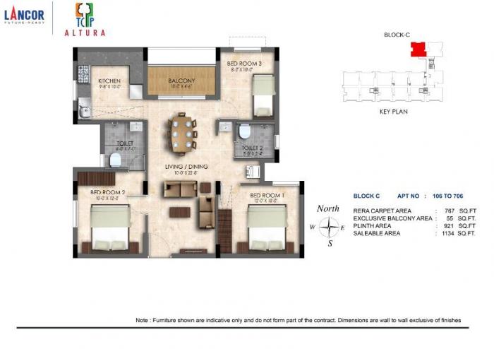 Lancor TCP Altura Block C - Floor Plan