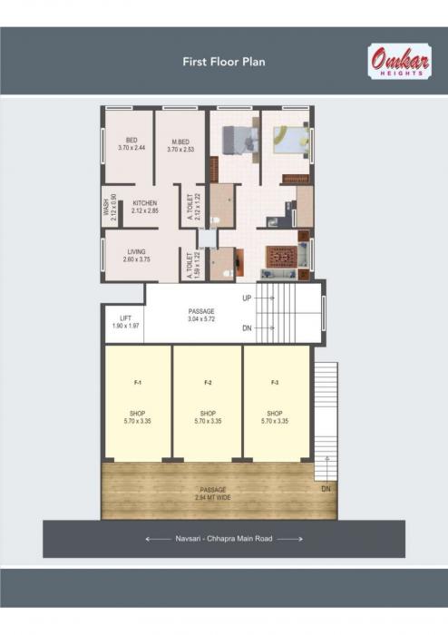 Siddhi Omkar Heights - Site Plan