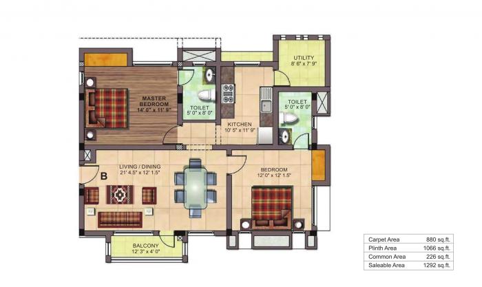 Devinarayan Windmere - Floor Plan