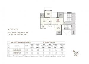 Jethani Trinity Greens - Floor plan