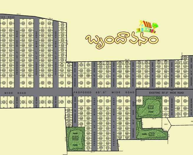 Brundavanam Plot - Master Plan