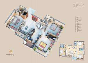Harmony Exotica - Floor plan