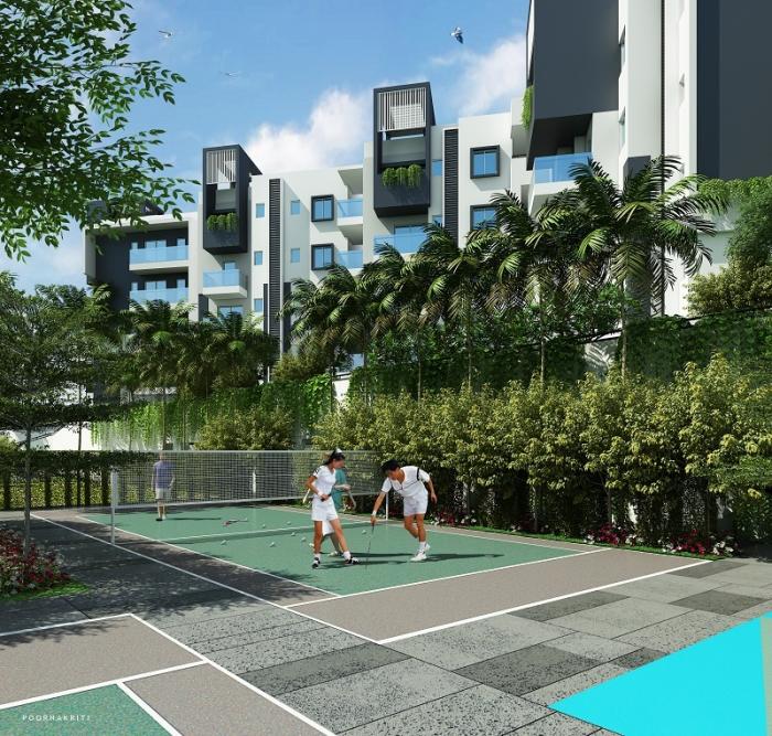 Trendsquare Ortus Phase 2 - Open air badminton Court