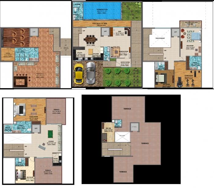 Supertech Golf Mansions - Floor Plan