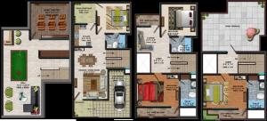 Supertech Golf Mansions - Floor plan