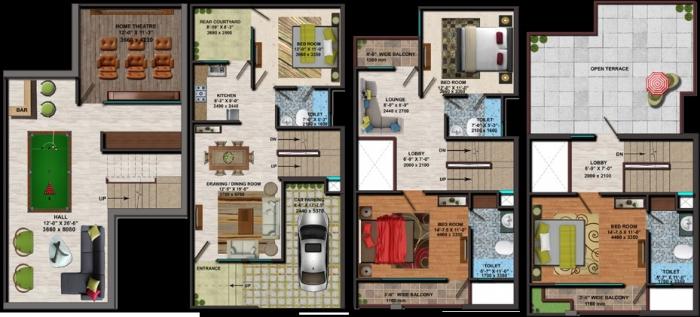 Supertech Golf Mansions - Floor Plan