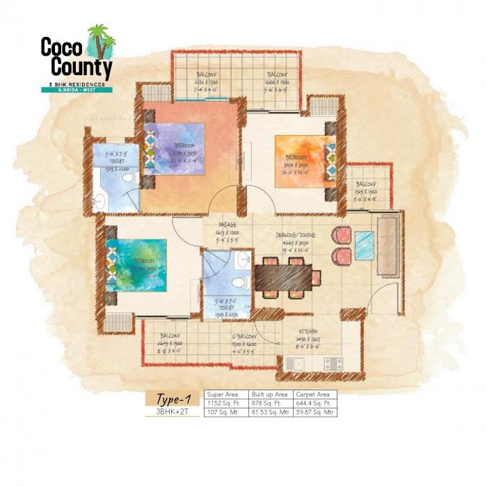 ABA Coco County - Floor Plan