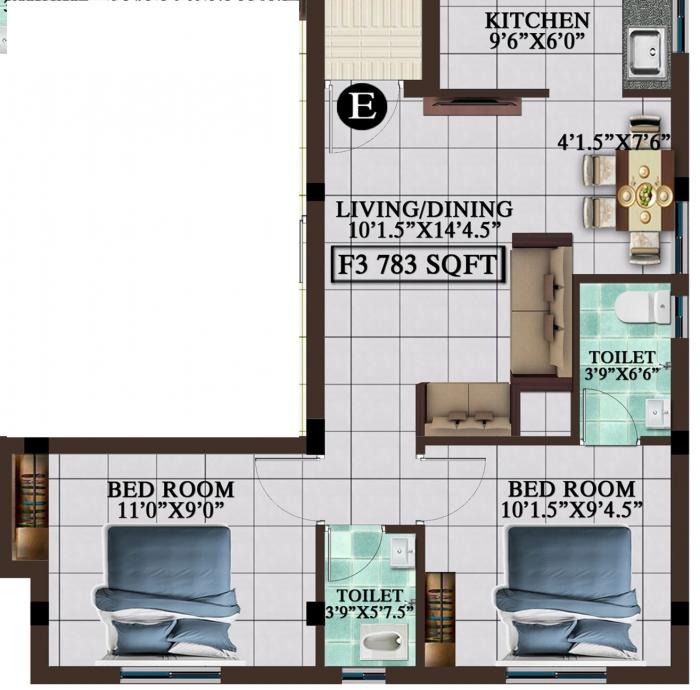 MP Ruby - Floor Plan