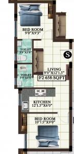 MP Ruby - Floor plan