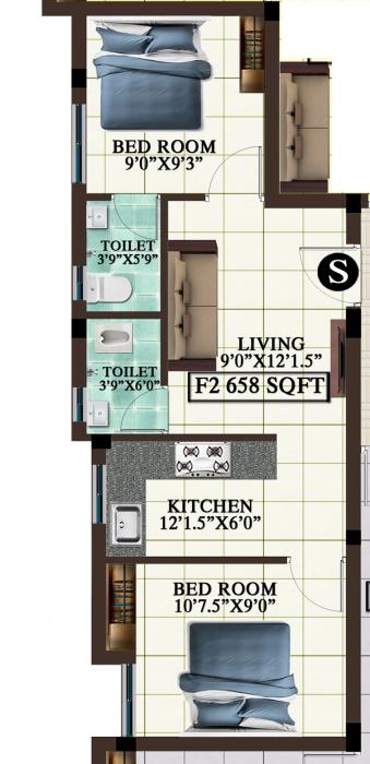 MP Ruby - Floor Plan