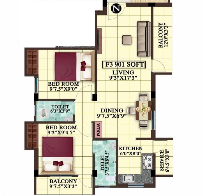 MP Grisma - Floor Plan