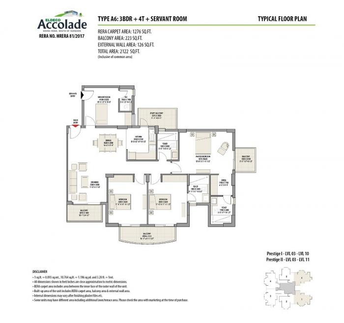 Eldeco Accolade - Floor Plan