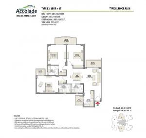 Eldeco Accolade - Floor plan