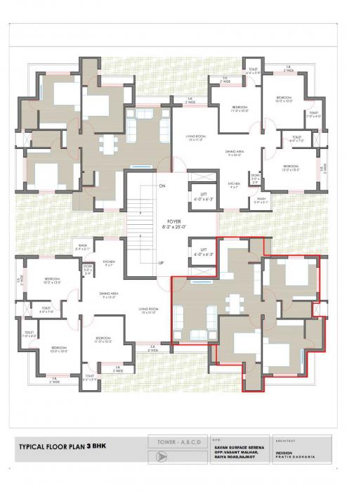 Kailash Savan Surface Serena - Site Plan