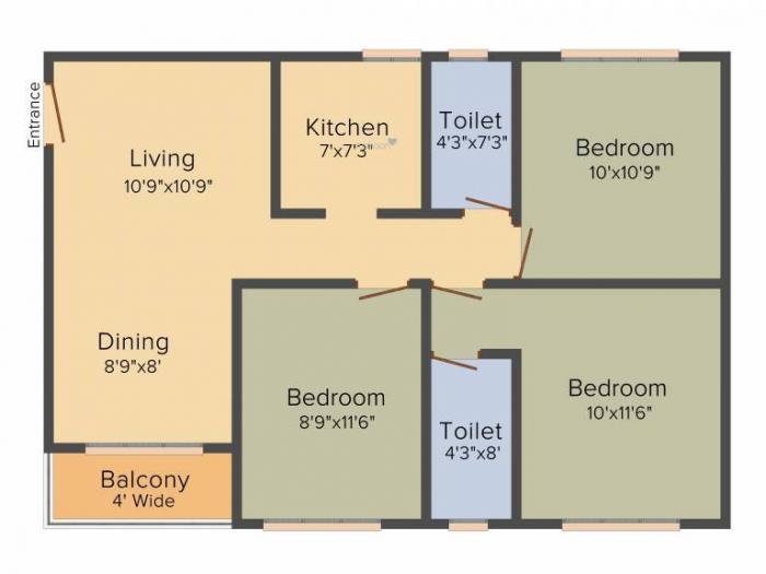 Anurag Tower - Floor Plan
