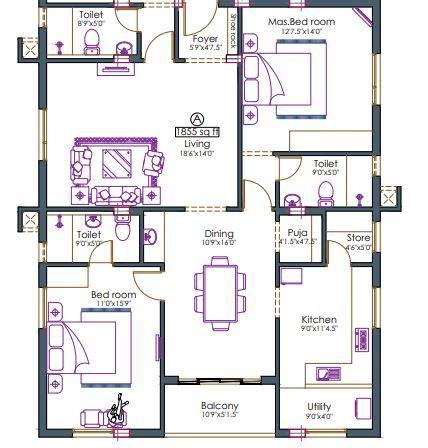 Pushkars Radiance - Floor Plan