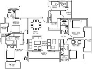 Lotus Square - Floor plan