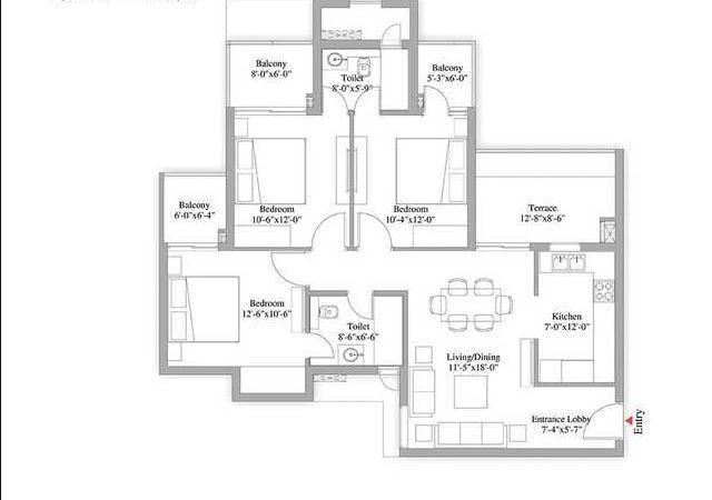 Unity The Amaryllis Phase I - Floor Plan