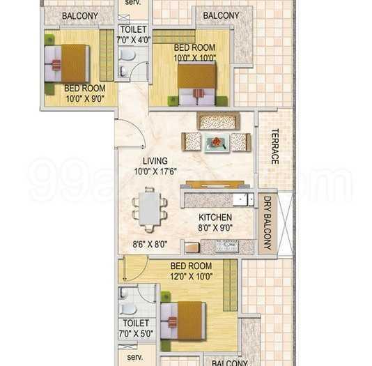 Monarch Brookefields - Floor Plan