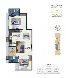 Favourite The Spring Woods - Floor plan