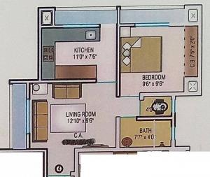 Asha Kiran - Floor plan