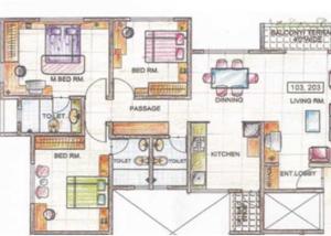 Sukhwani Oasis - Floor plan