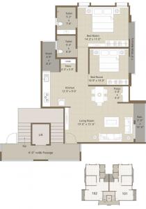 Aditya Edifice - Floor plan