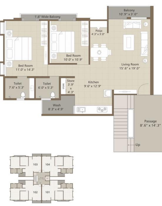 Aditya Edifice - Floor Plan
