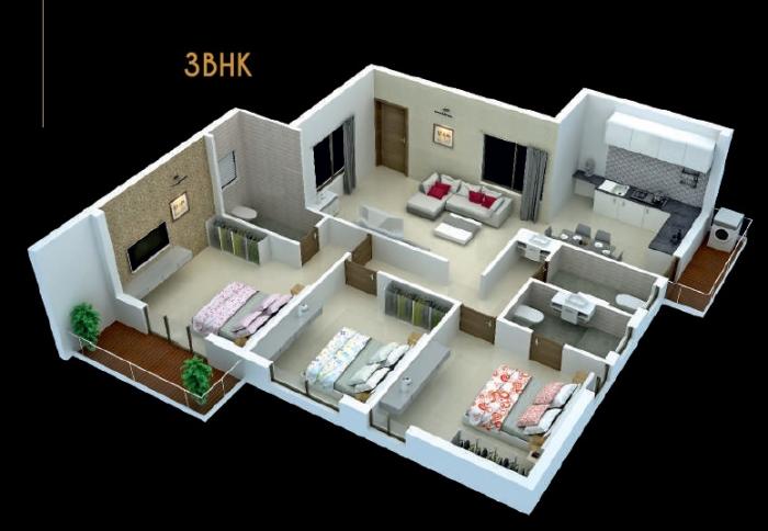 Labhade Complex - Floor Plan