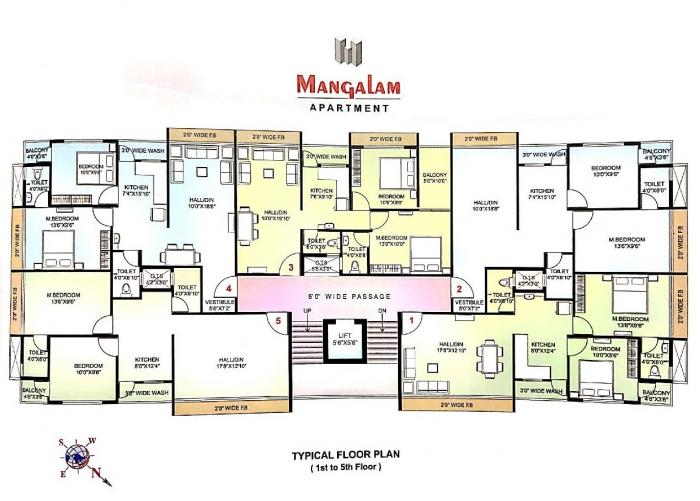 Mangalam Apartment - Site Plan