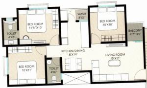 Westin Pushpak Heights - Floor plan