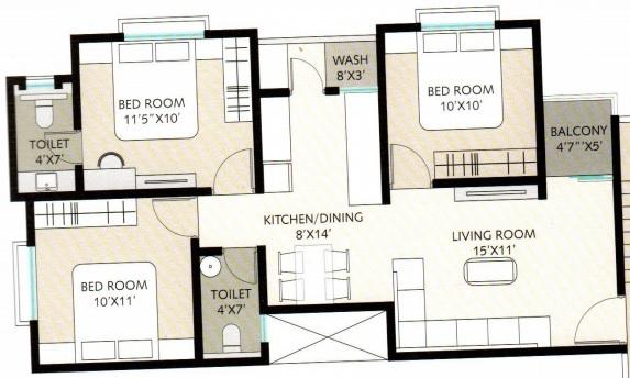 Westin Pushpak Heights - Floor Plan