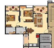 Nyati Evolve - Floor plan