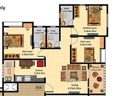 Nyati Evolve - Floor plan