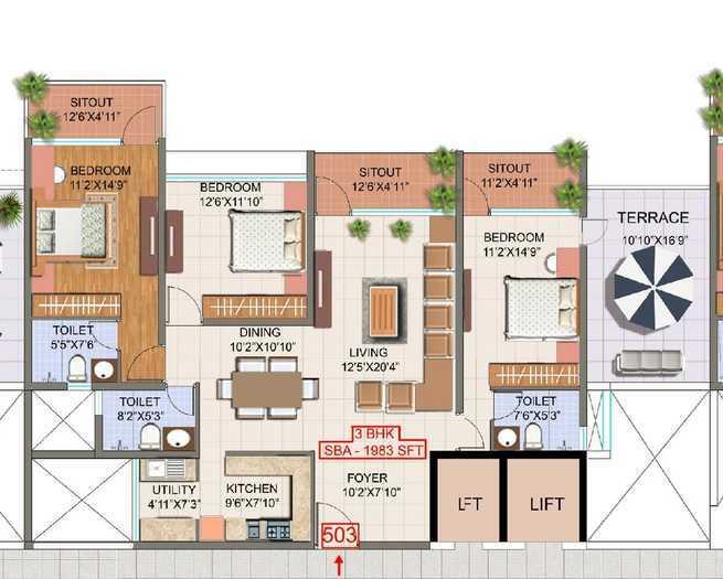 Lore Pride - Floor Plan