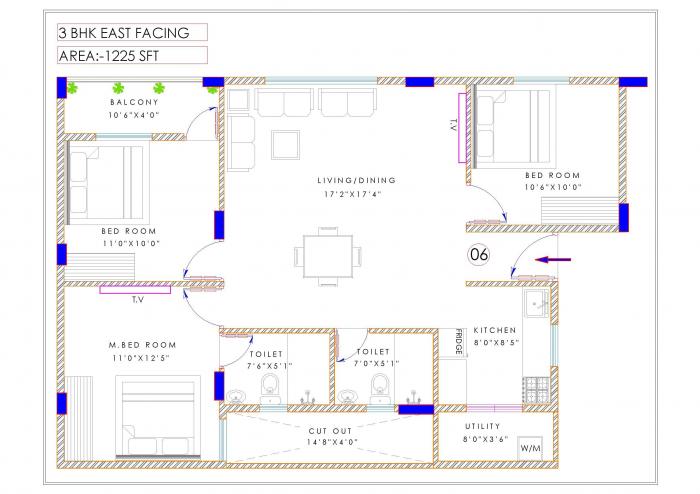 Opera Tranquil Earth - Floor Plan
