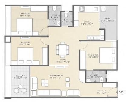 Takshashila Colonials - Floor Plan