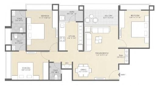 Takshashila Colonials - Floor Plan