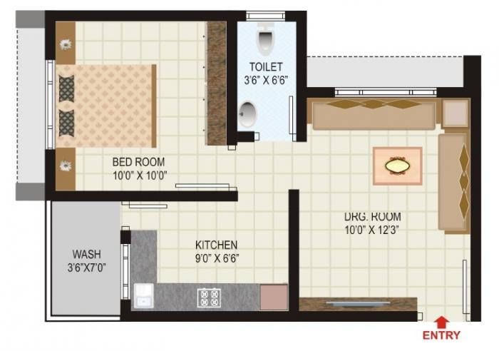 Radhe Sahjanand Enclave - Floor Plan