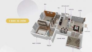 S D Megha Sparkle Towers - Floor plan