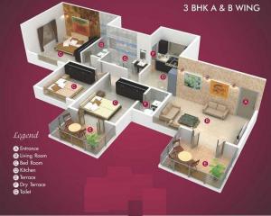 Trimurti Elina - Floor plan