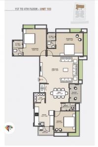 Nilima Solitaire Avenue - Floor plan