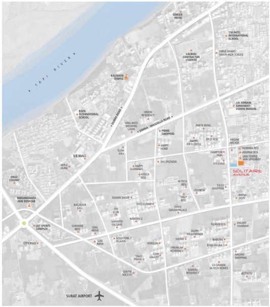 Nilima Solitaire Avenue - Locality