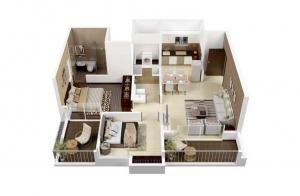Yashada Splendid Lakeview - Floor plan