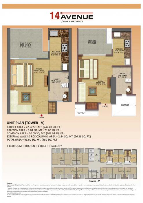 7th Avenue Bhk Flat In Gaur City 14th Avenue Gaur 7th Avenue