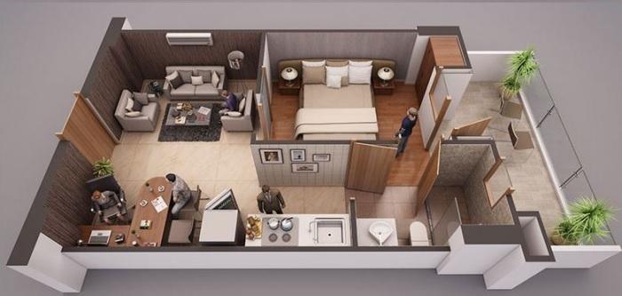 Satya Element One - Floor Plan
