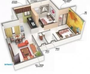 Krishna Vrindavan - Floor plan