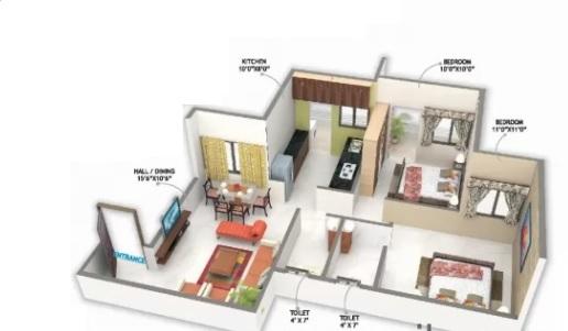 Krishna Vrindavan - Floor Plan
